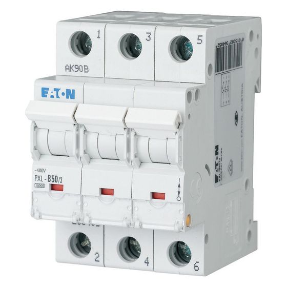 Eaton Leitungsschutzschalter xPole PXL-B50/3, 400V, 50A, 3-polig, B-Charakteristik