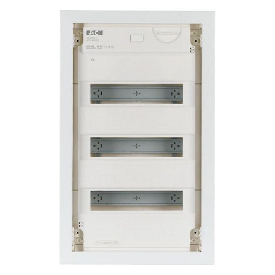 Eaton Hohlwand-Kleinverteiler xComfort KLV-36HWP-F, 3-reihig 36TE, IP30, Kunststoff/Stahlblech, Verkehrsweiß