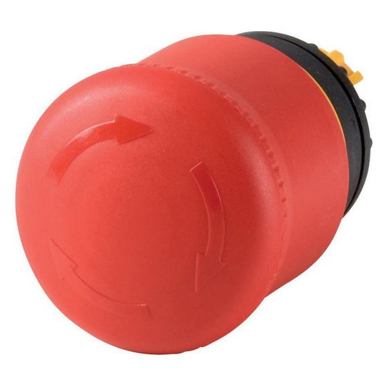 Eaton NOT-HALT-Taste RMQ-Titan M22-PVT Pilzform, 38mm, unbeleuchtet, Drehentriegelung, Rot/Gelb
