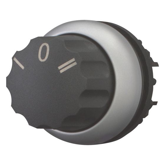 Eaton Wahlschalter M22-WR3, 3 Stellungen, Kunststoff, Titan/Schwarz