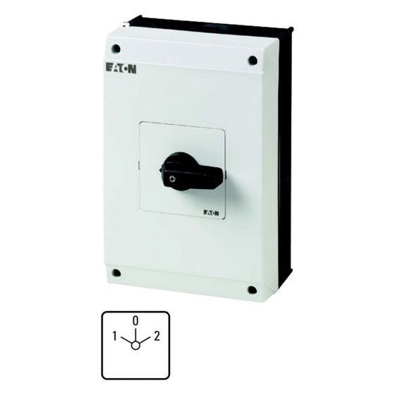 Eaton Umschalter T5B T5B-3-8212/I4, 63A, 3 Baueinheiten, IP65, Plastik