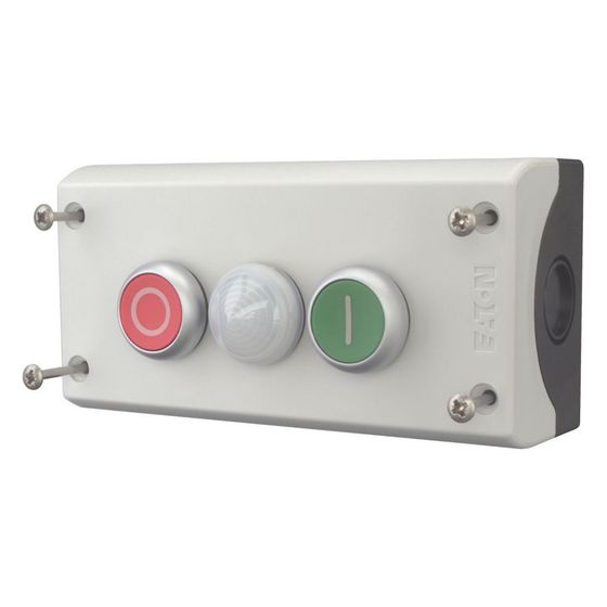 Eaton Drucktaster RMQ-Titan M22-I3-M2, 2S/2Ö, Kunststoff, Grau