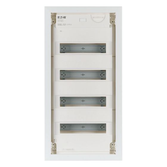 Eaton Unterputz-Kleinverteiler xComfort KLV-48UPP-F, 4-reihig 48TE, Kunststoff/Stahlblech, Verkehrsweiß