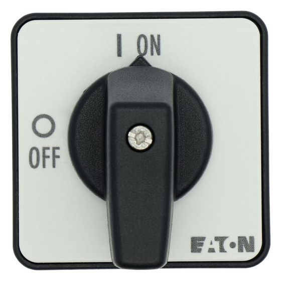 Eaton EIN-AUS-Schalter T0 T0-2-1 / E, 20A 3-polig, Schwarz
