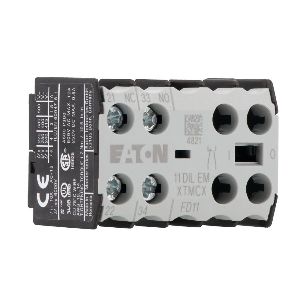 Eaton Hilfsschalterbaustein DILEM 11DILEM, 1S 1Ö, Frontbefestigung, Schraubanschluss... EATON-010080 4015080100805 (Abb. 3)