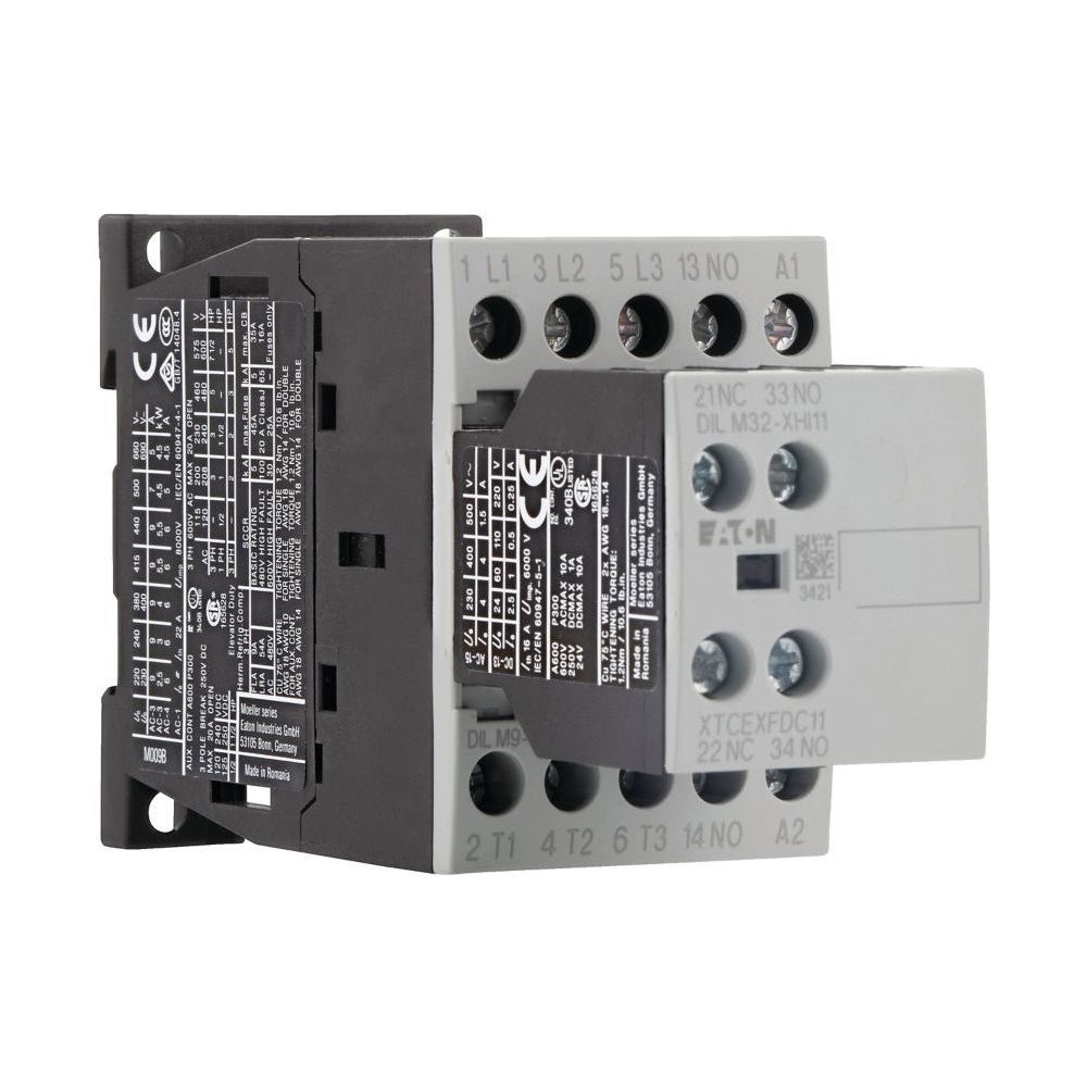 Eaton Leistungsschütz DILM9-21, 4kW, 230V 50Hz, 240V 60Hz, Schraubklemmen... EATON-276760 4015082767600 (Abb. 3)