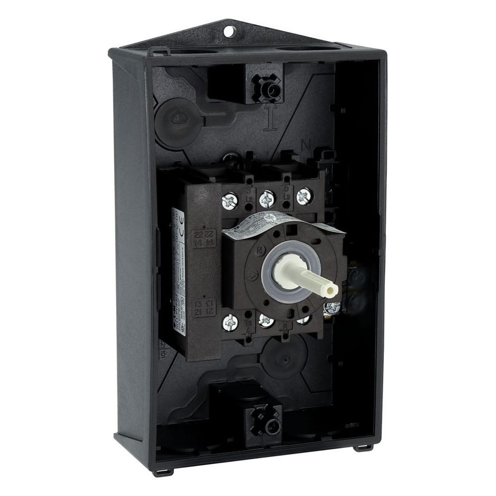 Eaton Hauptschalter P1 P1-25/I2/SVB-SW/HI11, 25A, 13kW, 3-polig, 180x100x115mm, Schwarz... EATON-207295 4015082072957 (Abb. 10)