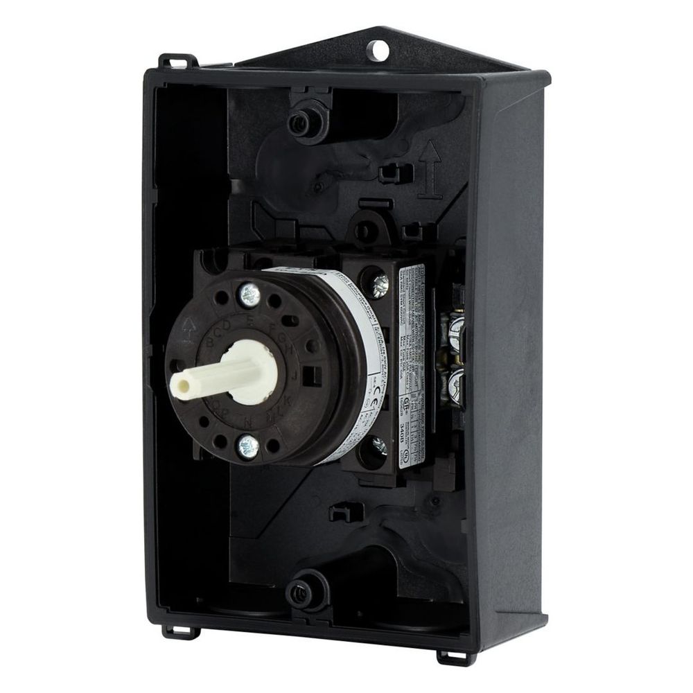 Eaton Hauptschalter T0 T0-2-8900/I1/SVB, 20A 5,5kW 3-polig+N, Kunststoff, Grau/Rot... EATON-207151 4015082071516 (Abb. 9)