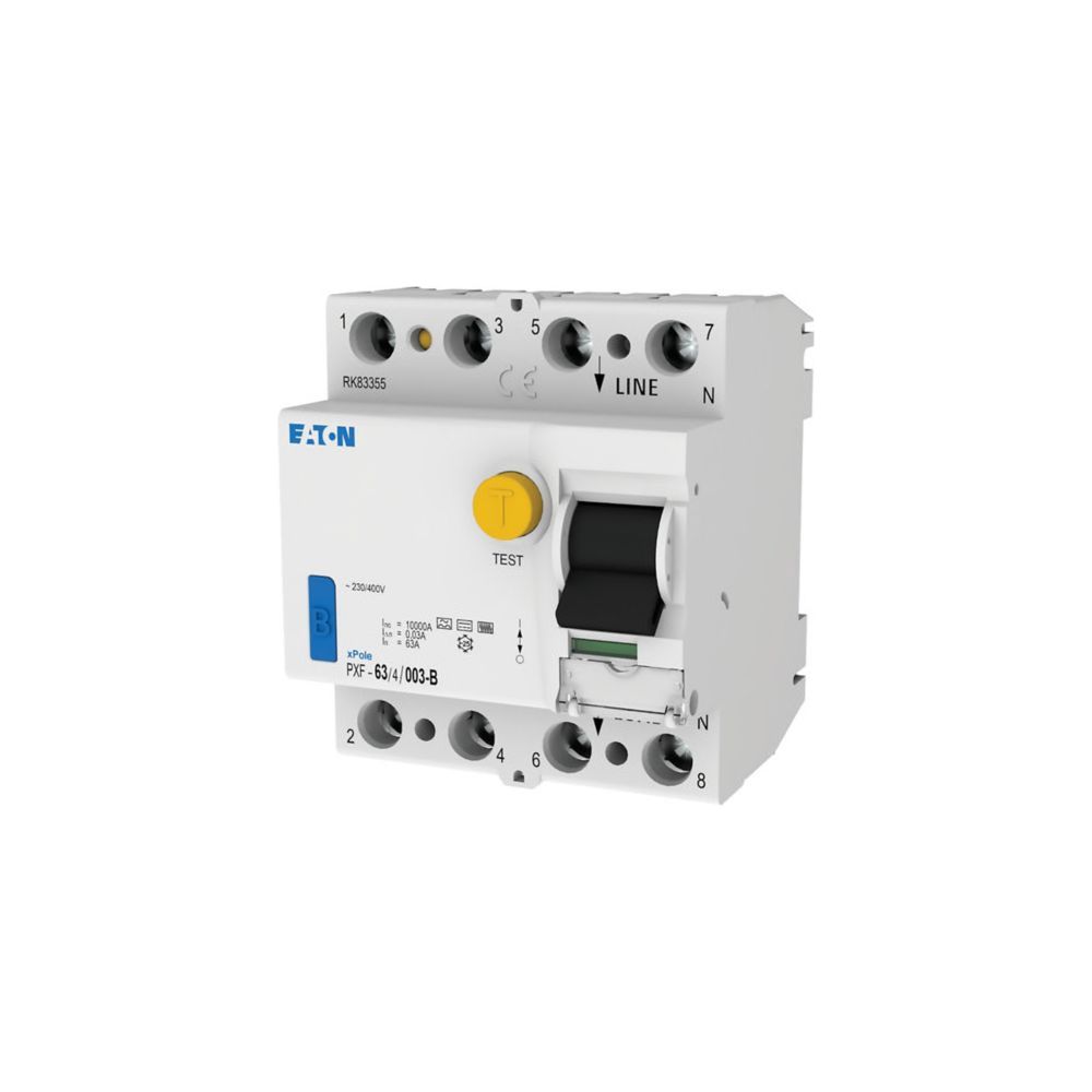 Eaton Fehlerstromschutzschalter xPole PXF-63/4/003-B, 63A, 4p, 30mA, Typ B, Grau... EATON-300302 9010238110588 (Abb. 2)