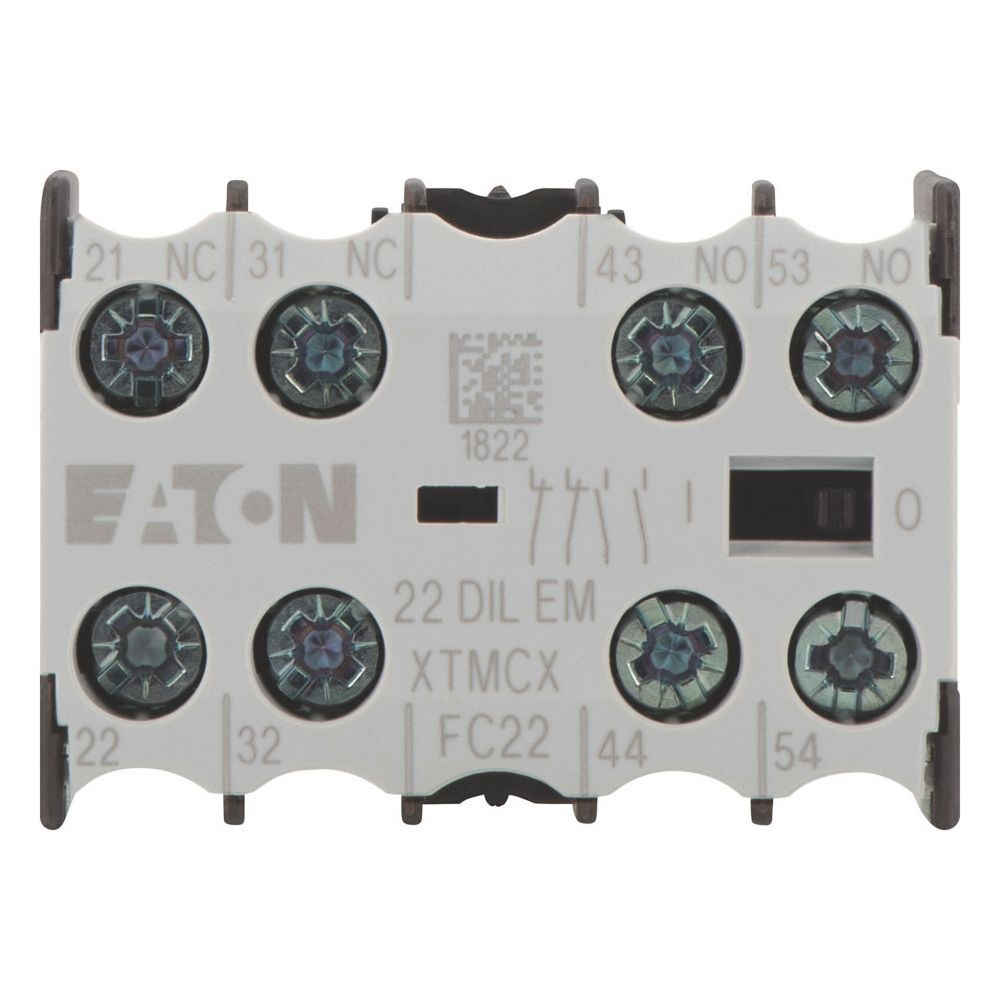 Eaton Hilfsschalterbaustein DILEM 22DILEM, 4-polig, 2 S, 2 Ö, Frontbefestigung, Schraubkl... EATON-010112 4015080101123 (Abb. 2)