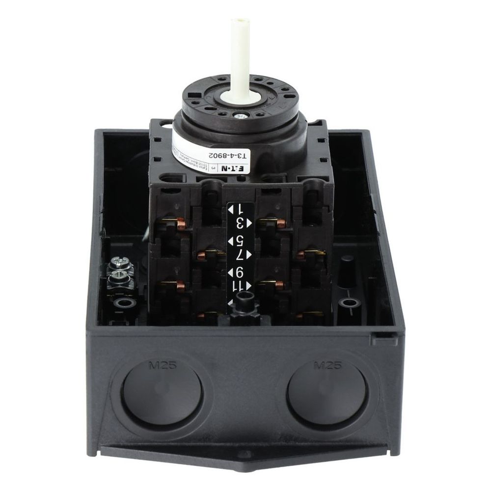 Eaton Umschalter T3 T3-4-8902/I2, 32A, 4 Kontakteinheiten, Kunststoff, Schwarz... EATON-215224 4015082152246 (Abb. 7)