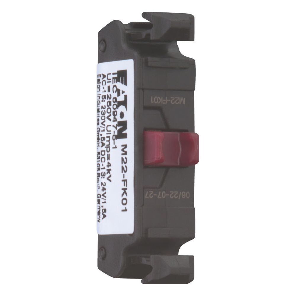 Eaton Kontaktelement M22 M22-FK01, 1 Öffner, Frontbefestigung, 10x14x40,2mm... EATON-180791 4015081759606 (Abb. 3)