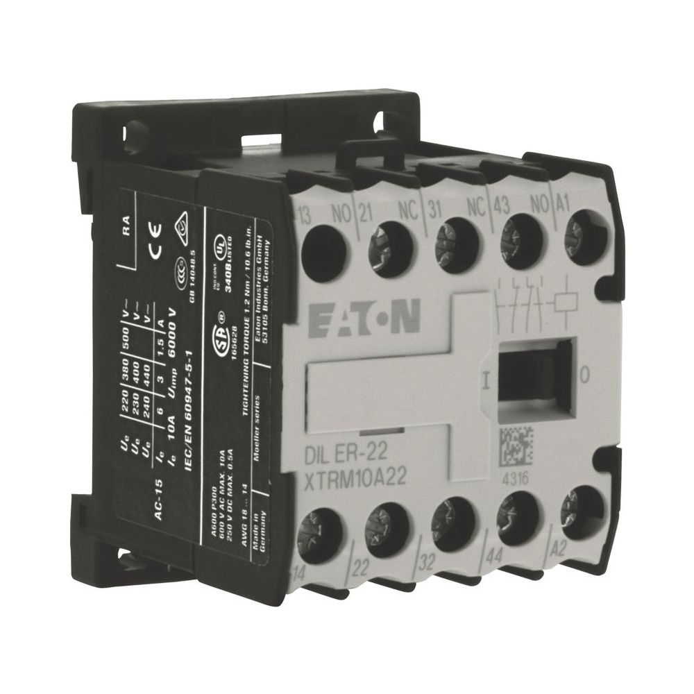 Eaton Hilfsschütz DILER DILER-22-G, 24V DC, 2 Schließer, 2 Öffner, Schraubklemmen... EATON-010042 4015080100423 (Abb. 3)