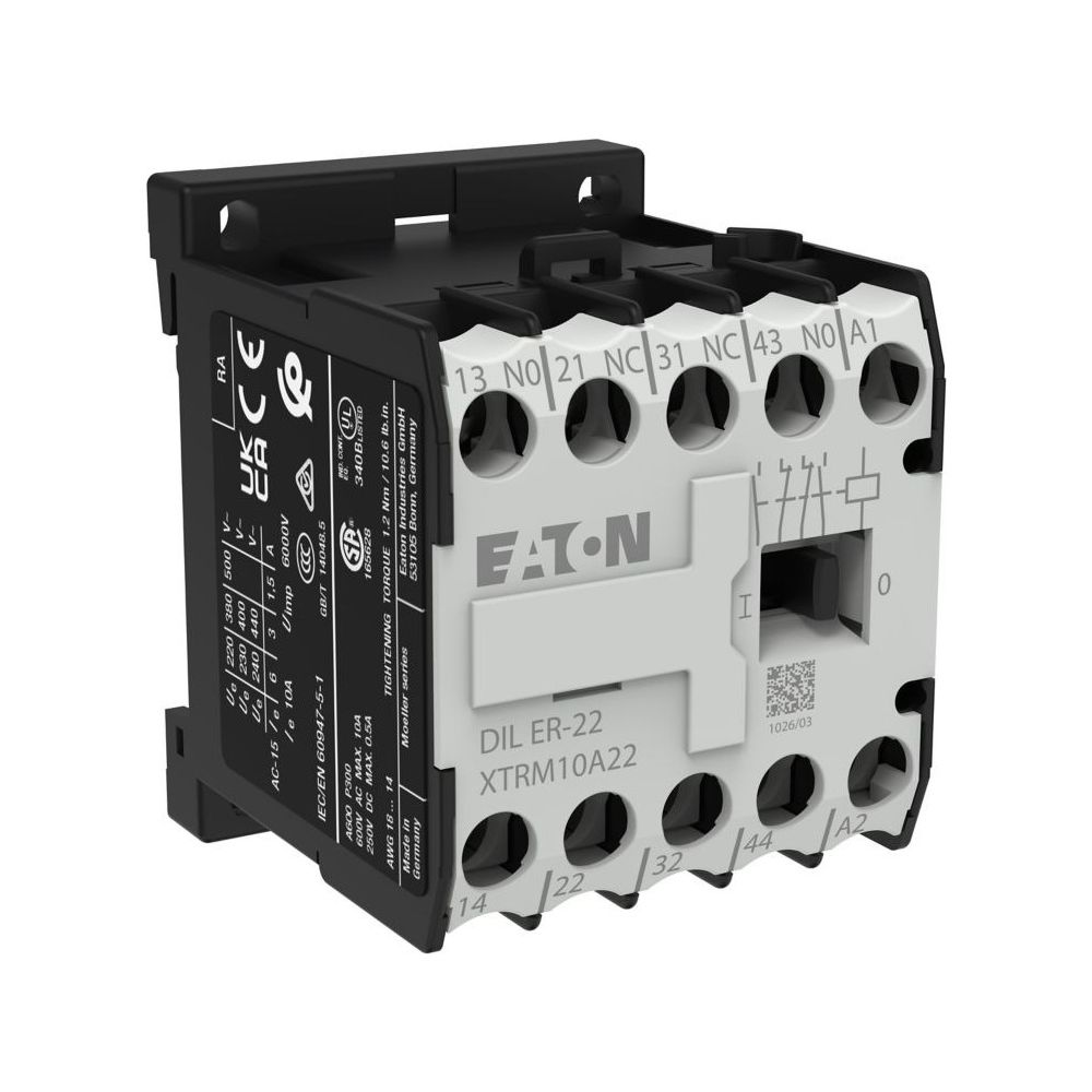 Eaton Hilfsschütz DILER DILER-22, 230V 50Hz/240V 60Hz, 2S/2Ö, Schraubklemmen... EATON-051777 4015080517771 (Abb. 6)