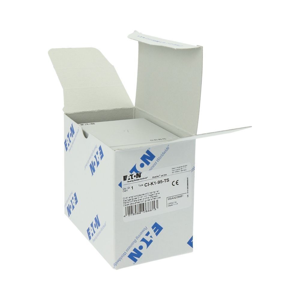 Eaton Isolierstoffgehäuse CI-K CI-K1-95-TS, 120x80x95mm, Polycarbonat, Schwarz/Hellgrau... EATON-206881 4015082068813 (Abb. 20)
