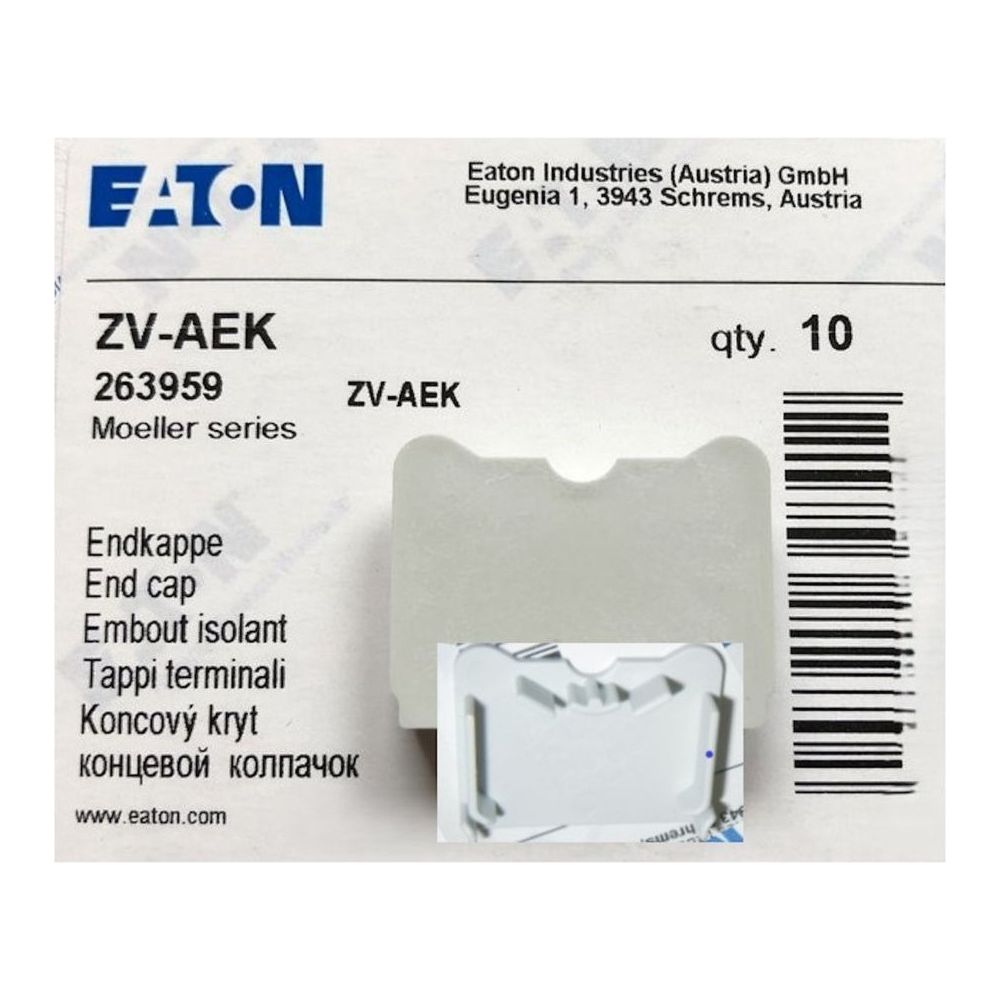 Eaton Abdeckprofil ZV ZV-ADP Längsabdeckung, 1.000mm, Kunststoff, Grau... EATON-263958 4015082639587 (Abb. 3)