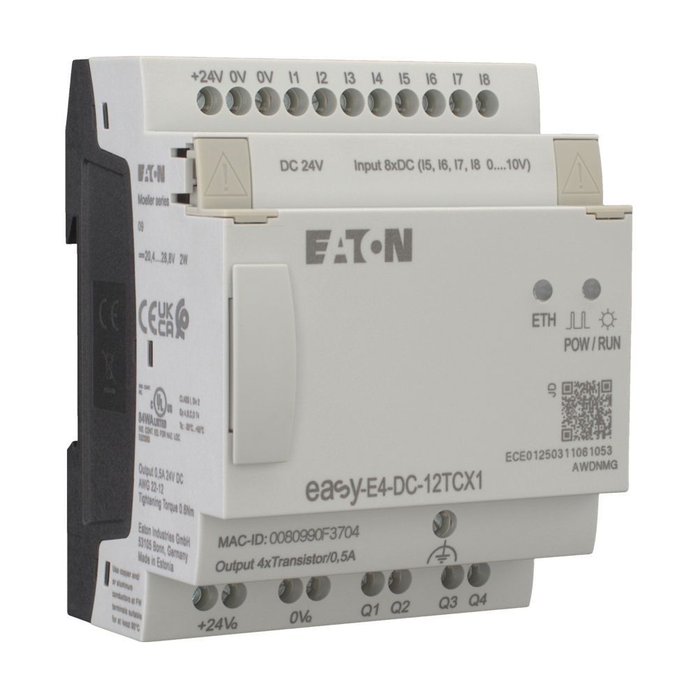 Eaton Moeller® series EASY Steuerrelais, easyE4 (erweiterbar, Ethernet), 24 V DC, Digital... EATON-197214 4015081939459 (Abb. 3)
