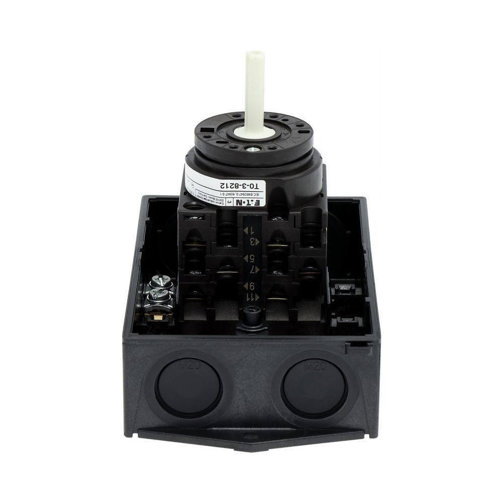 Eaton Umschalter T0 T0-3-8212/I1, 20A, 3 Kontakteinheiten, Kunststoff, Schwarz/Silber... EATON-207123 4015082071233 (Abb. 14)