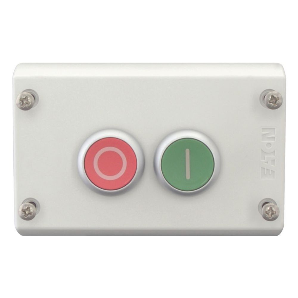 Eaton Drucktasten-Gehäuse M22 M22-I2-M1, 2 Schließer 2 Öffner, Kunststoff, Grau... EATON-216529 4015082165291 (Abb. 6)