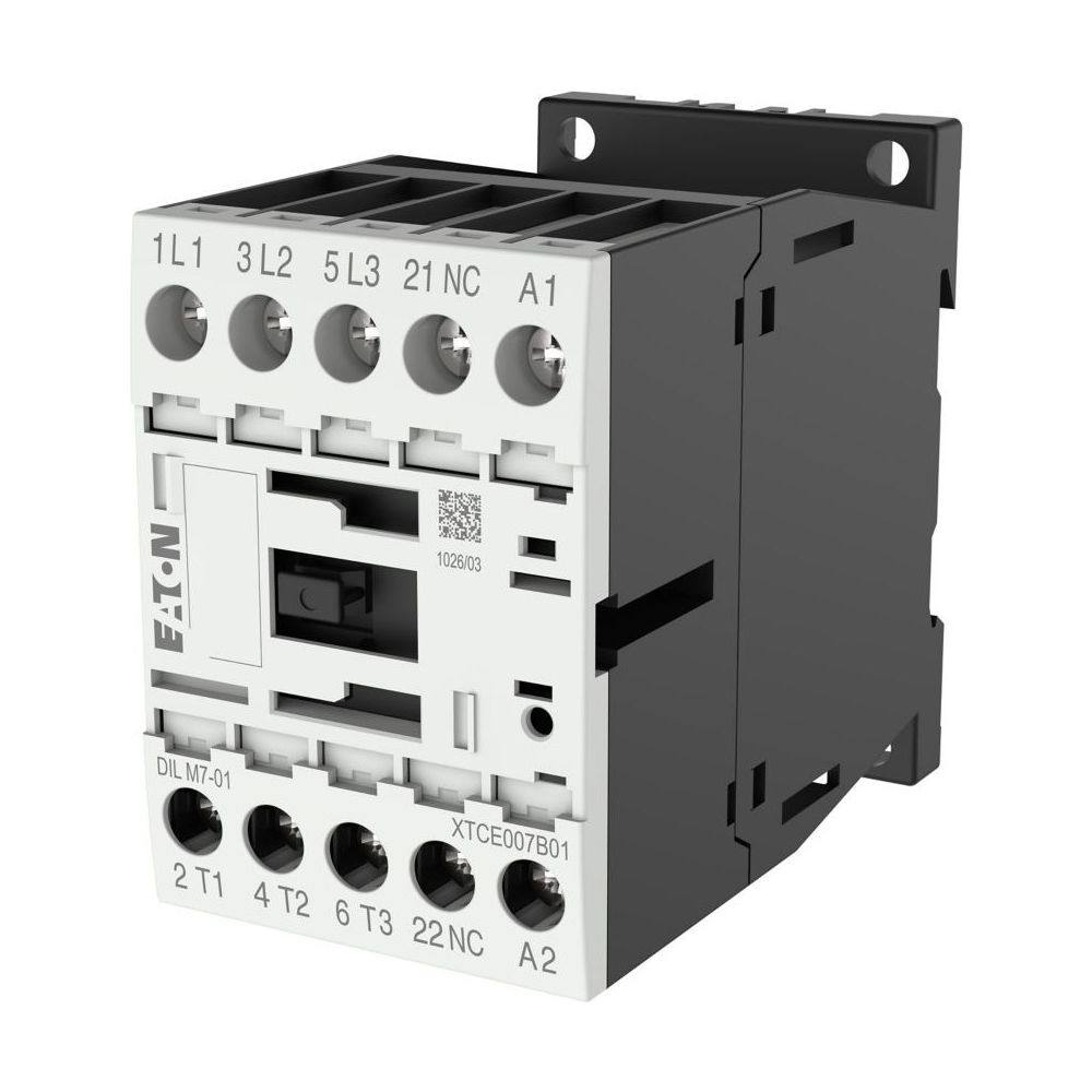 Eaton Leistungsschütz DILM7-01, 3-polig, 3kW, 230V 50Hz, 240V 60Hz, 1 Ö, Schraubklemmen... EATON-276585 4015082765859 (Abb. 4)