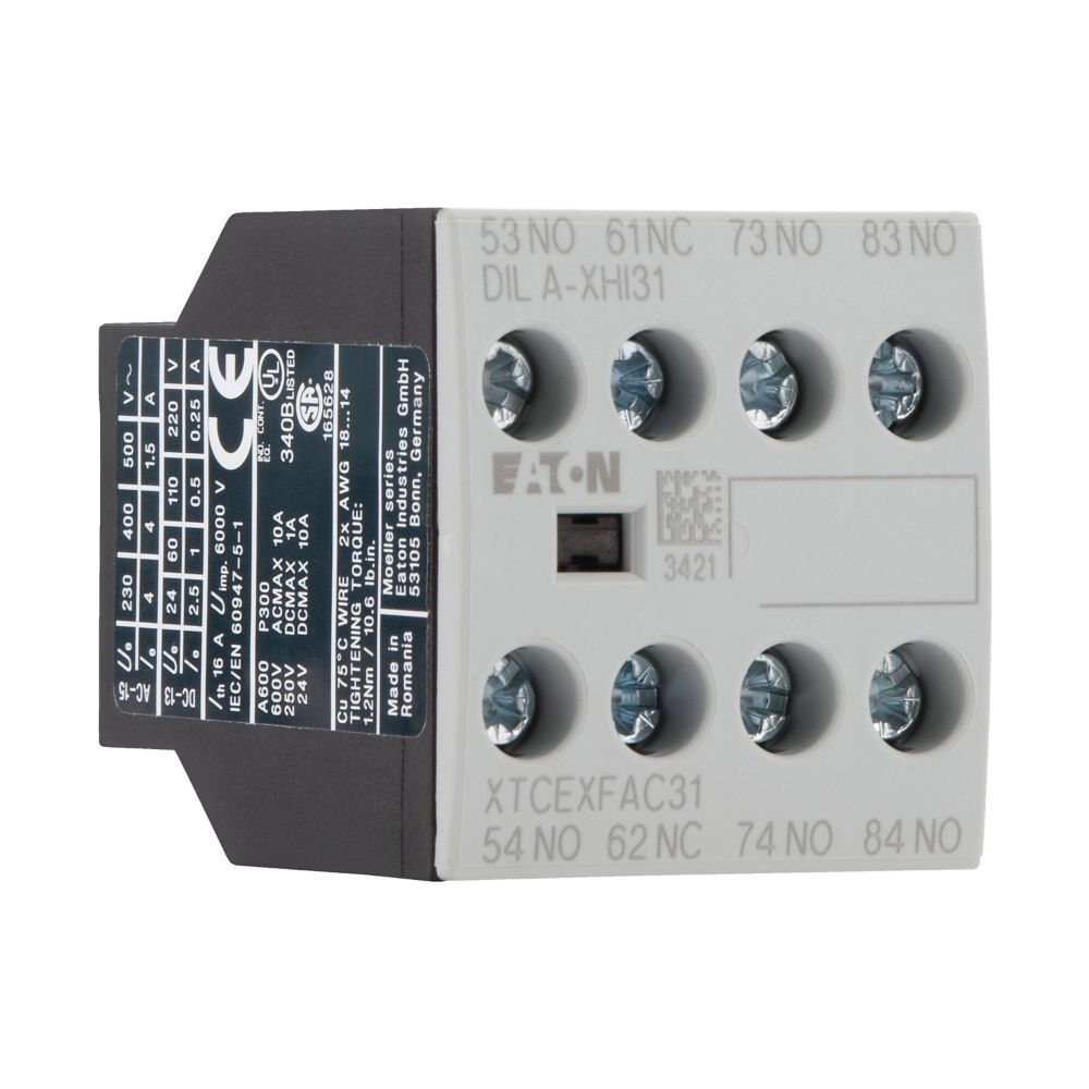 Eaton Hilfsschalterbaustein DILA DILA-XHI31, 4-polig, 3S/1Ö, Schraubklemmen, Frontbefesti... EATON-276427 4015082764272 (Abb. 6)