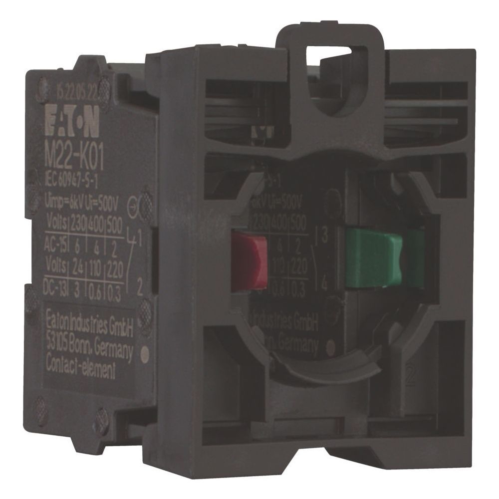 Eaton Kontaktelement M22 M22-AK11, 6A, 30x40x35mm, IP20... EATON-216505 4015082165055 (Abb. 6)