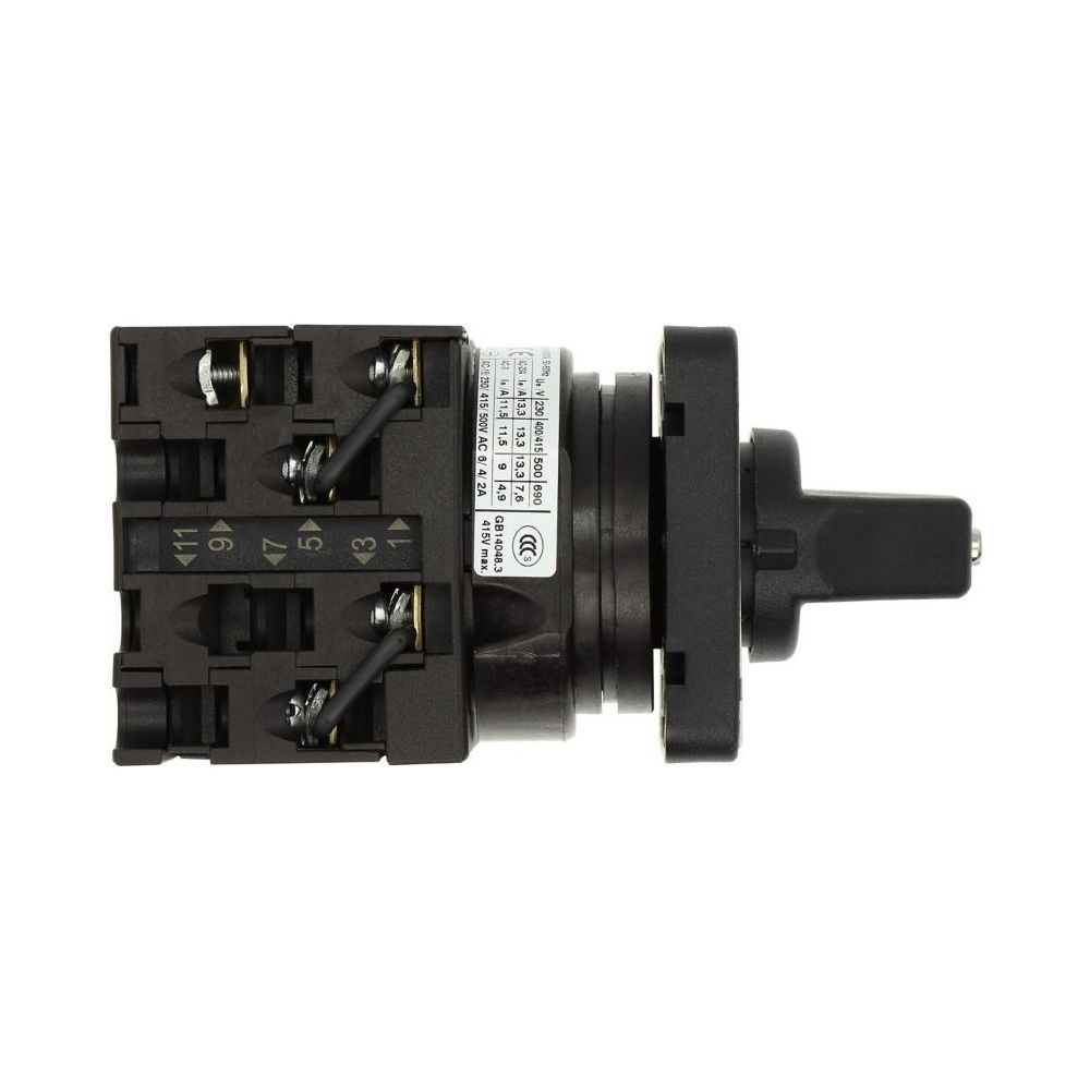 Eaton Wendeschalter T0 T0-3-8401/E, 20A, 3 Baueinheiten, Kunststoff, Schwarz... EATON-091047 4015080910473 (Abb. 8)