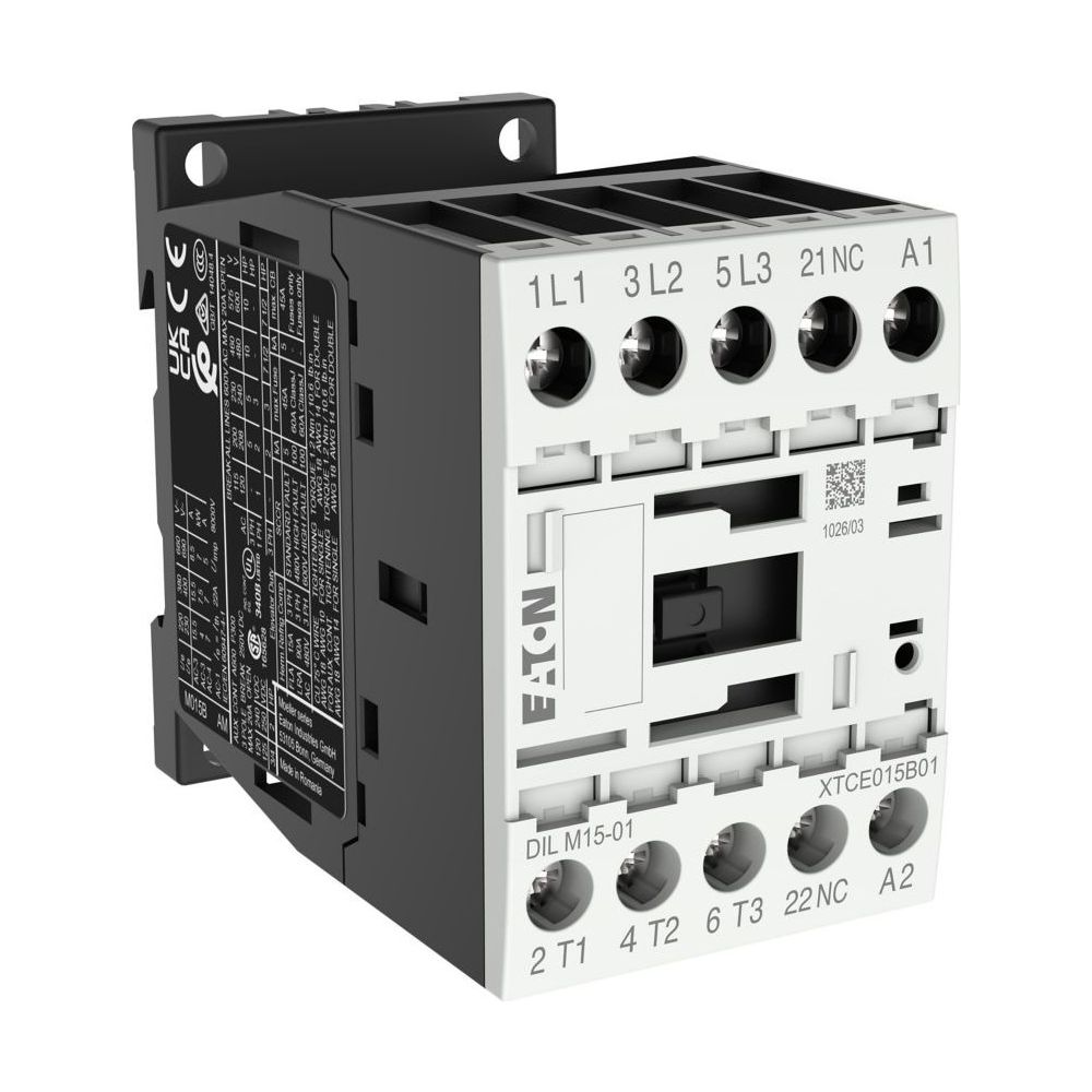 Eaton Leistungsschütz DILM15-01, 7,5kW, 3-polig, 230V/240V, Schraubklemmen... EATON-290093 4015082900939 (Abb. 3)