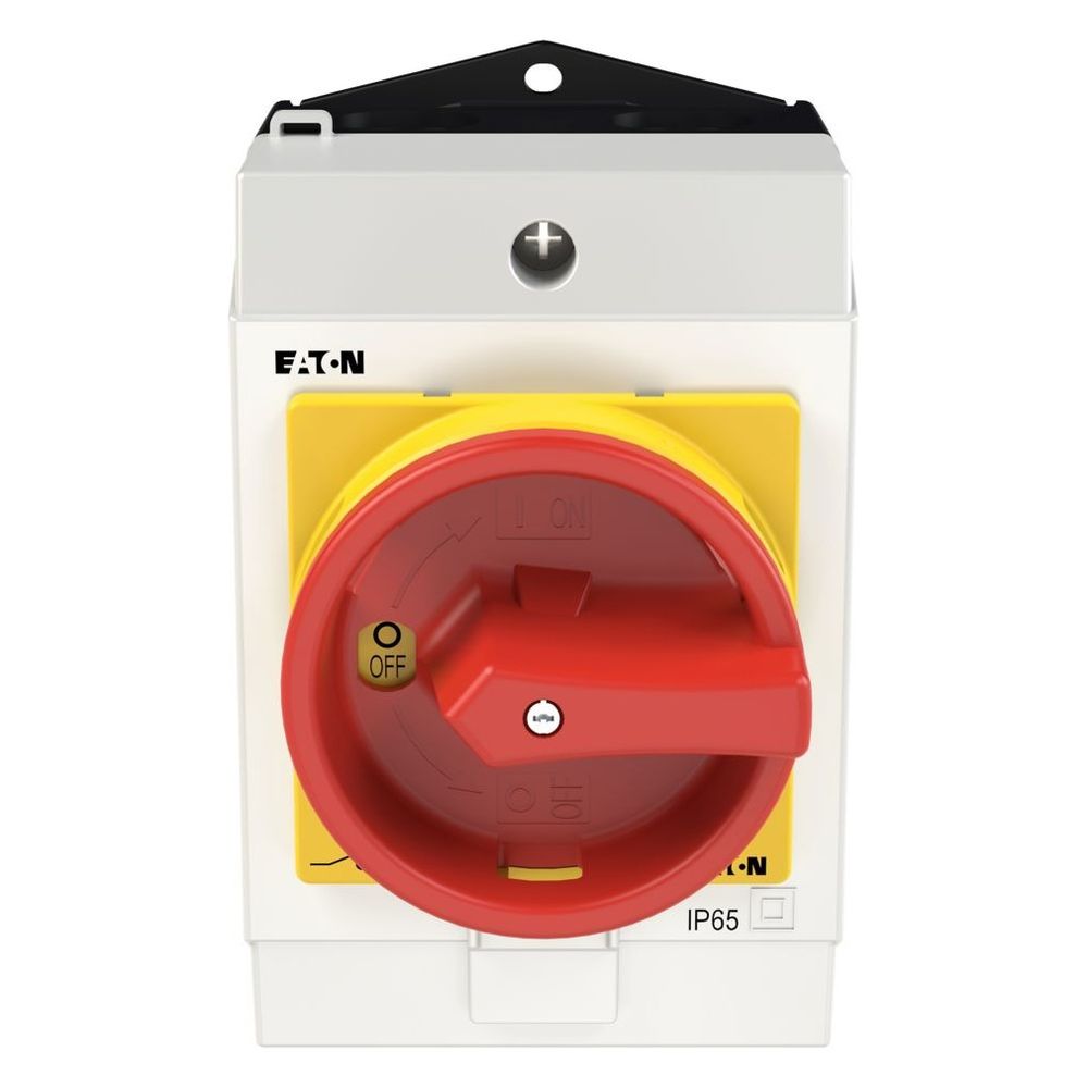 Eaton Hauptschalter T0 T0-2-8900/I1/SVB, 20A 5,5kW 3-polig+N, Kunststoff, Grau/Rot... EATON-207151 4015082071516 (Abb. 13)