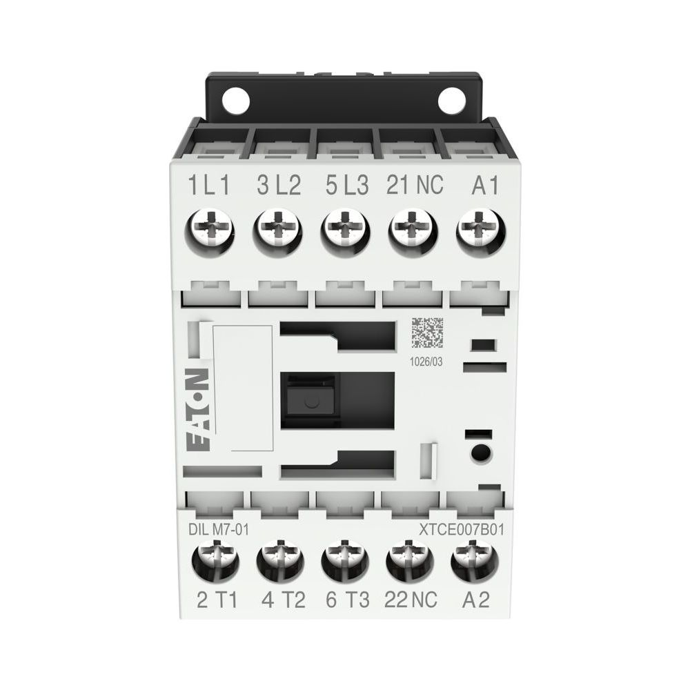 Eaton Leistungsschütz DILM7-01, 3-polig, 3kW, 230V 50Hz, 240V 60Hz, 1 Ö, Schraubklemmen... EATON-276585 4015082765859 (Abb. 5)