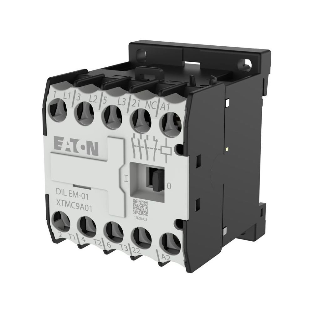Eaton Leistungsschütz DILEM DILEM-01, 3-polig, 4kW, 230V 50Hz, 240V 60Hz, 1 Öffner, IP20... EATON-051795 4015080517955 (Abb. 4)