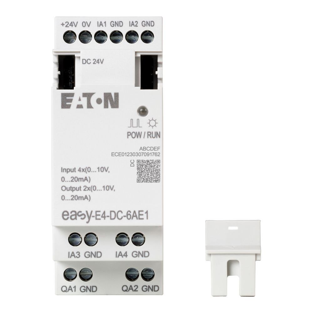 Eaton Ein-/Ausgangserweiterung easyE4 EASY-E4-DC-6AE1, 24V DC, Schraubklemme... EATON-197223 4015080892847 (Abb. 2)
