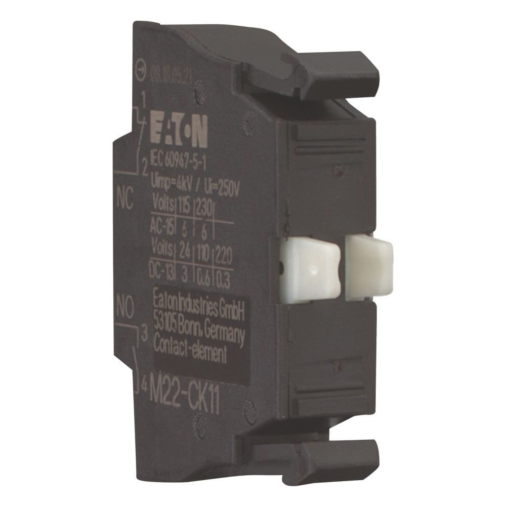 Eaton Kontaktelement M22 M22-CK11, 1S 1Ö, Frontbefestigung, Cage Clamp... EATON-107940 4015081075379 (Abb. 6)