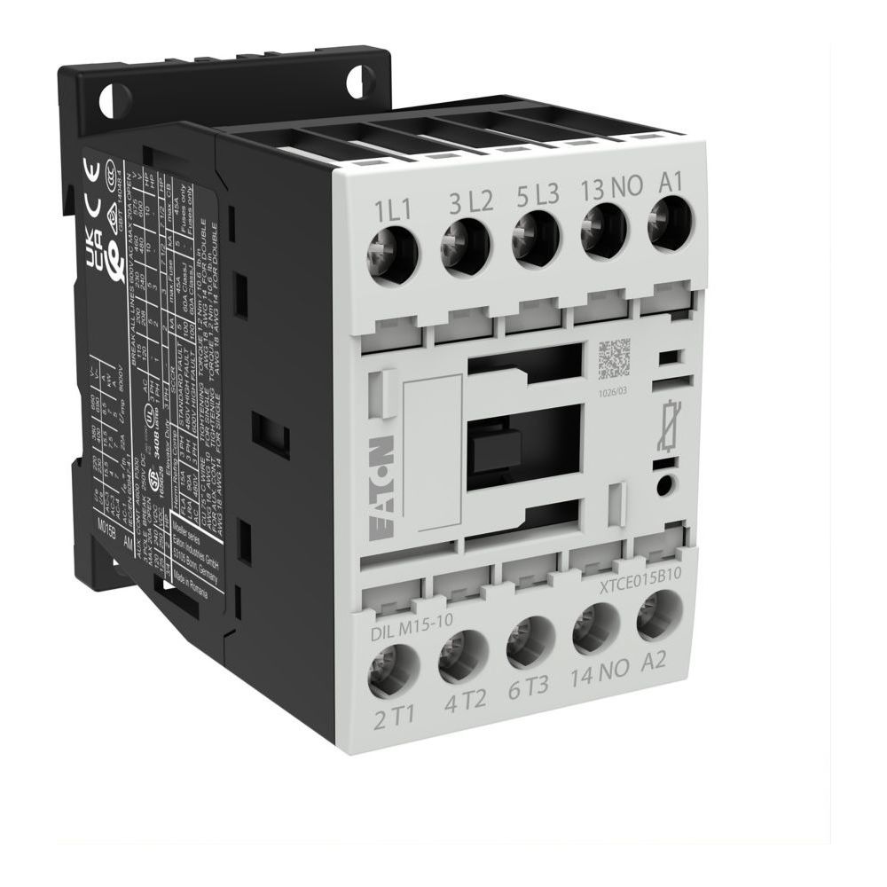 Eaton Leistungsschütz DILM DILM15-10(24VDC), 3-polig 7,5kW 24V DC, Schraubklemmen... EATON-290073 4015082900731 (Abb. 6)