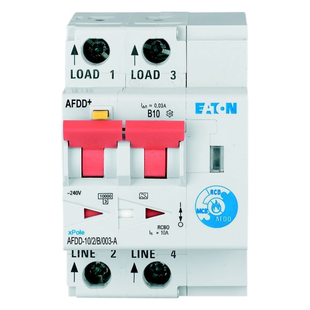 Eaton Brandschutzschalter AFDD+ AFDD-10/2/B/003-A, 2-polig, 10A, 30mA, Typ A... EATON-187168 4015081822171 (Abb. 7)