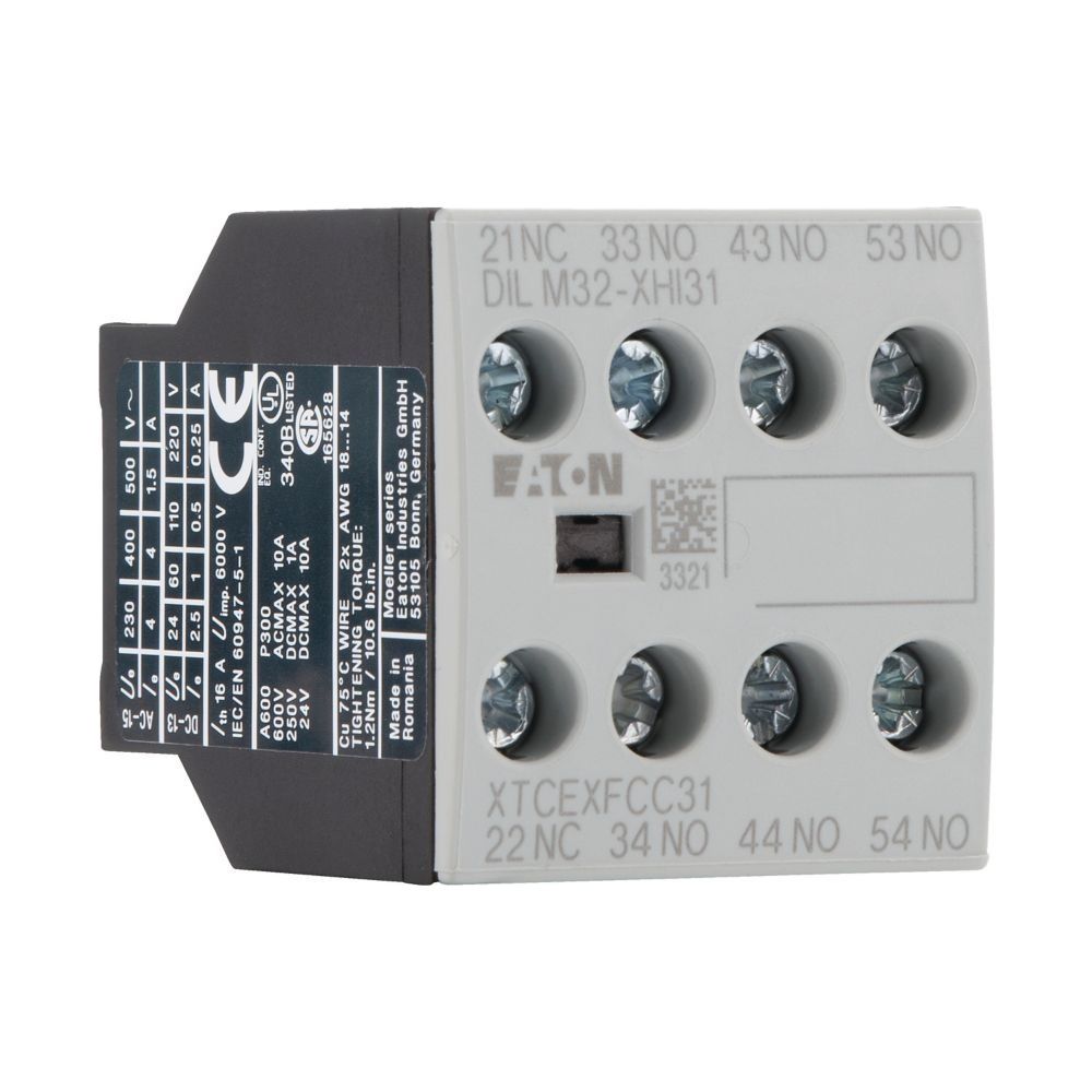 Eaton Hilfsschalterbaustein DILM DILM32-XHI31, 4-polig, 3 S, 1 Ö, Frontbefestigung, Schra... EATON-106112 4015081058822 (Abb. 7)