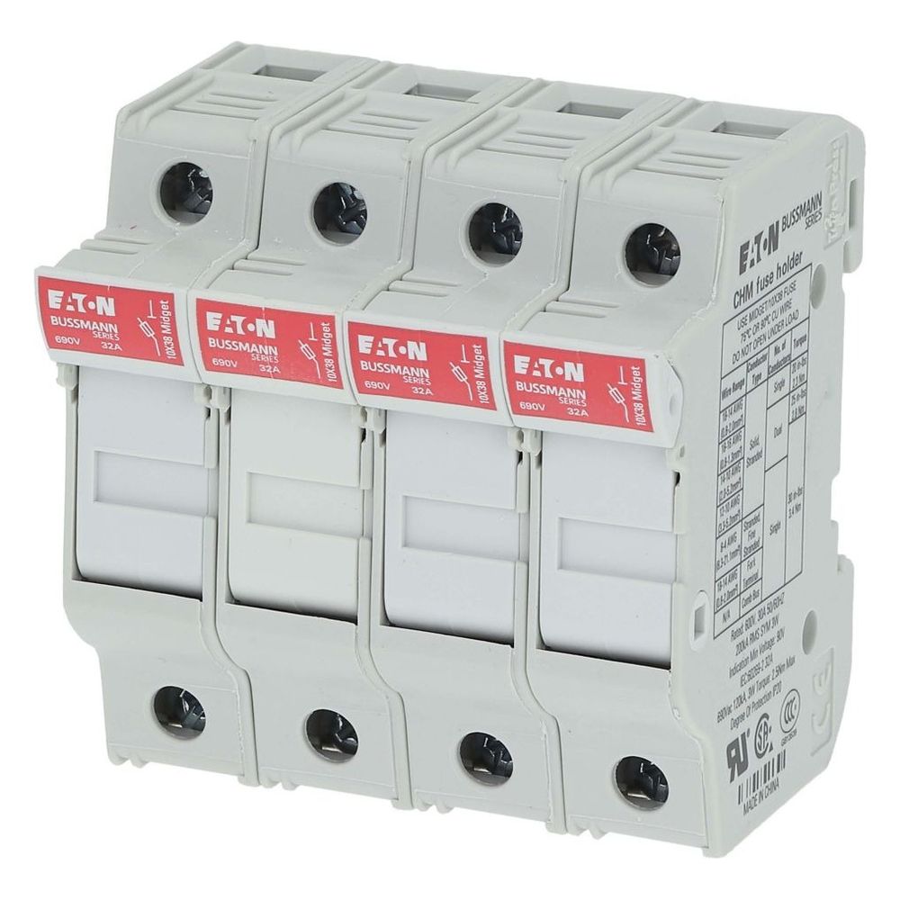 Eaton Sicherungseinsatz Bussmann C10G10, 10x38mm, 10A, 500V, gG/gL, 120kA... EATON-C10G10 5027590493390 (Abb. 18)