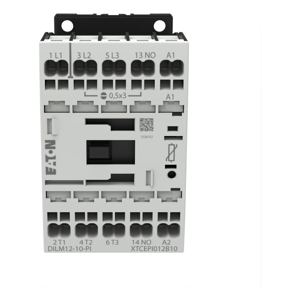 Eaton Leistungsschütz DILM DILM12-10(24VDC)-PI, 3-polig 5,5kW 24V DC, Push-in Klemmen... EATON-199243 4015081973279 (Abb. 2)