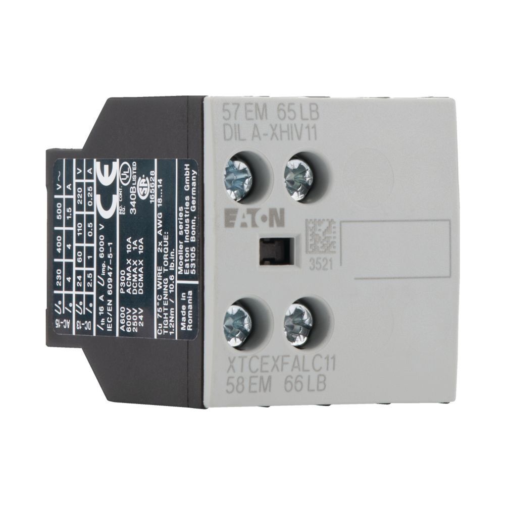 Eaton Hilfsschalterbaustein DILA DILA-XHIV11, 16A, 1 Schließer 1 Öffner, Frontbefestigung... EATON-276423 4015082764234 (Abb. 3)