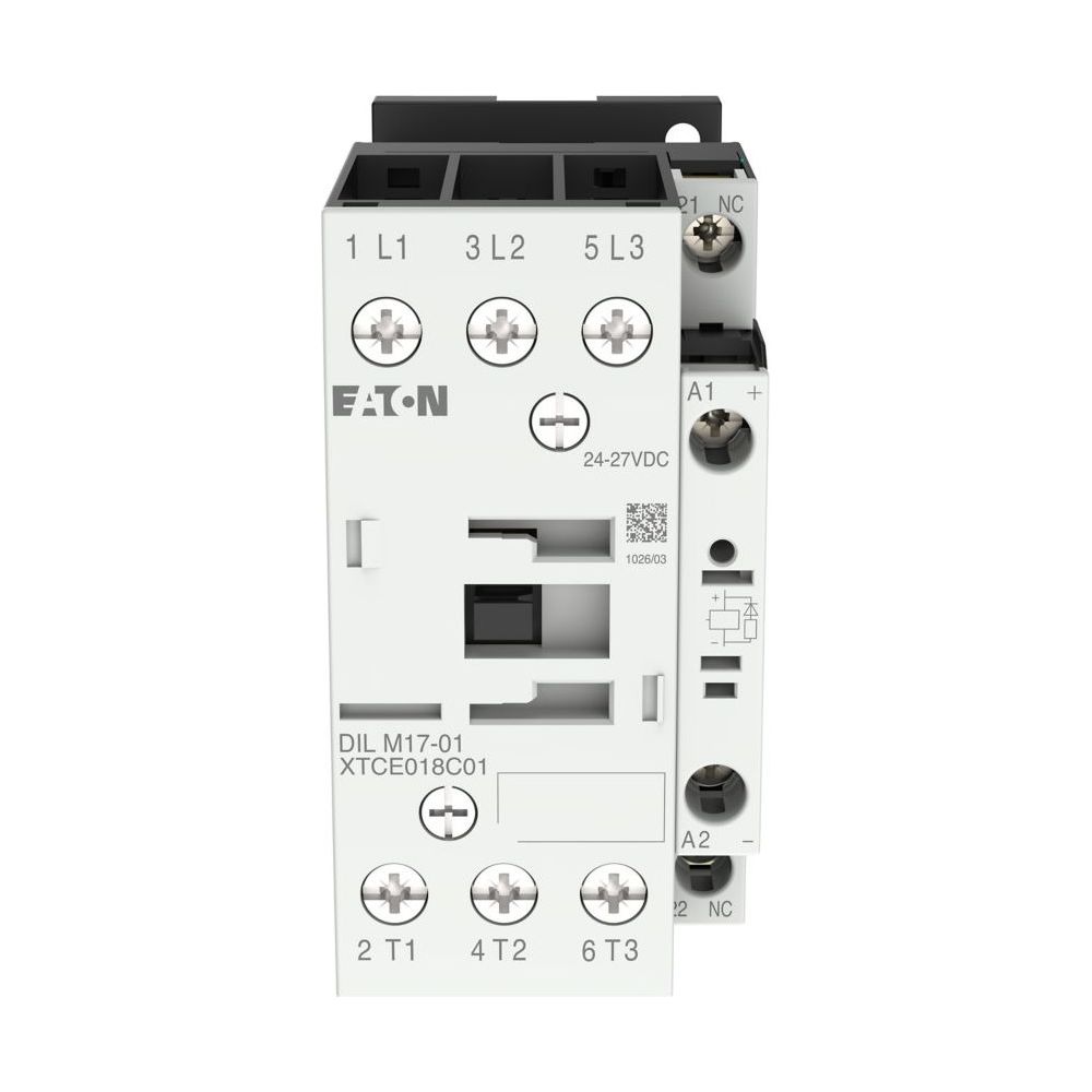 Eaton Leistungsschütz DILM17-01(RDC24), 3-polig 7,5kW 1Ö, Schraubklemmen... EATON-277050 4015082770501 (Abb. 5)
