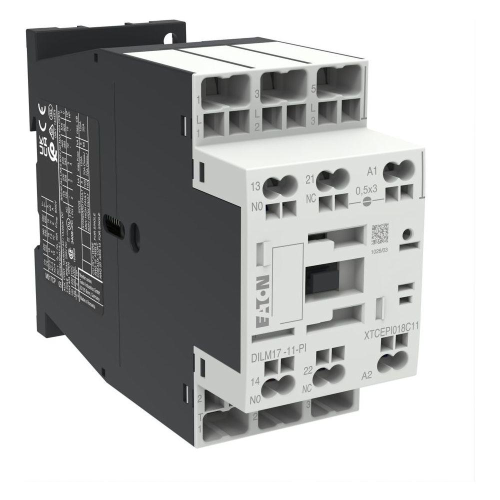 Eaton Leistungsschütz DILM17-11, 3-polig, 8,3kW, 230V 50Hz, 240V 60Hz, 1S 1Ö, Push-in Kle... EATON-199279 4015081973637 (Abb. 6)