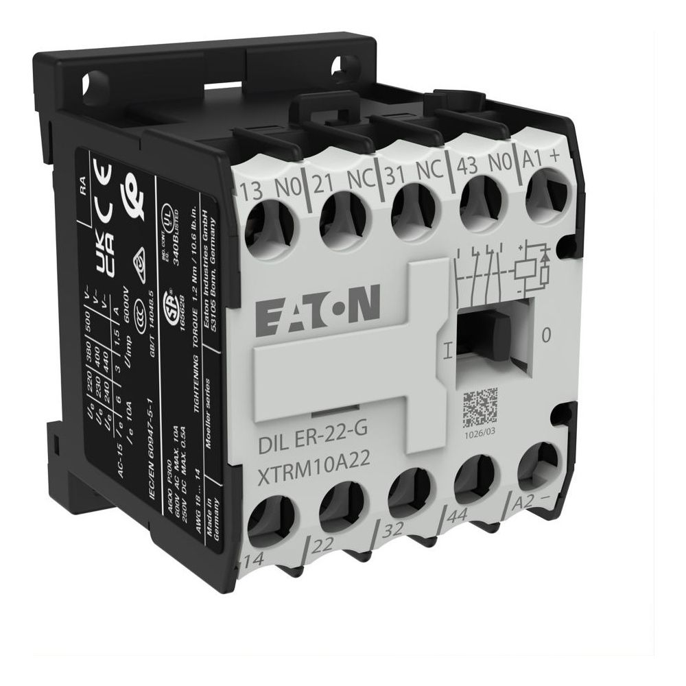 Eaton Hilfsschütz DILER DILER-22-G, 24V DC, 2 Schließer, 2 Öffner, Schraubklemmen... EATON-010042 4015080100423 (Abb. 6)