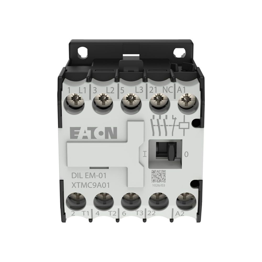 Eaton Leistungsschütz DILEM DILEM-01, 3-polig, 4kW, 230V 50Hz, 240V 60Hz, 1 Öffner, IP20... EATON-051795 4015080517955 (Abb. 5)