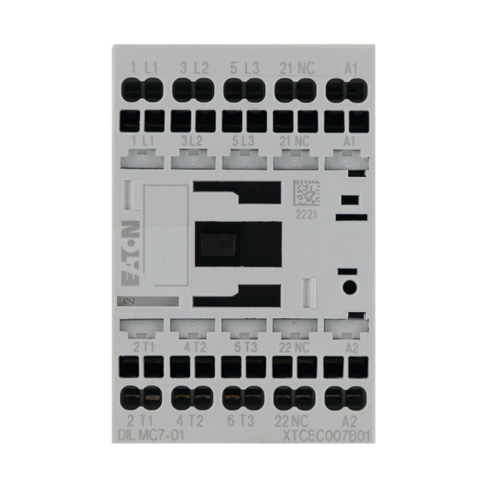 Eaton Leistungsschütz DILM DILMC7-01(24VDC), 3-polig, 3kW, 24V DC, Federzugklemmen... EATON-277436 4015082774363 (Abb. 2)