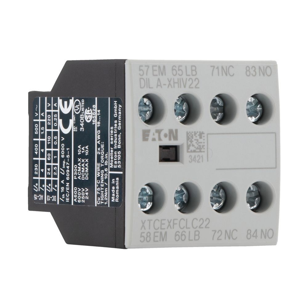 Eaton Hilfsschalterbaustein DILA DILA-XHIV22, 4-polig, 16A, Schraubklemmen... EATON-276429 4015082764296 (Abb. 3)