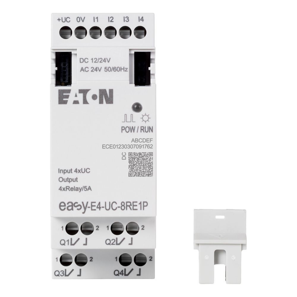 Eaton Ein-/Ausgangserweiterung easyE4 EASY-E4-UC-8RE1P, 90x36x58mm, Push-in Klemmen, Rela... EATON-197510 4015081940882 (Abb. 2)