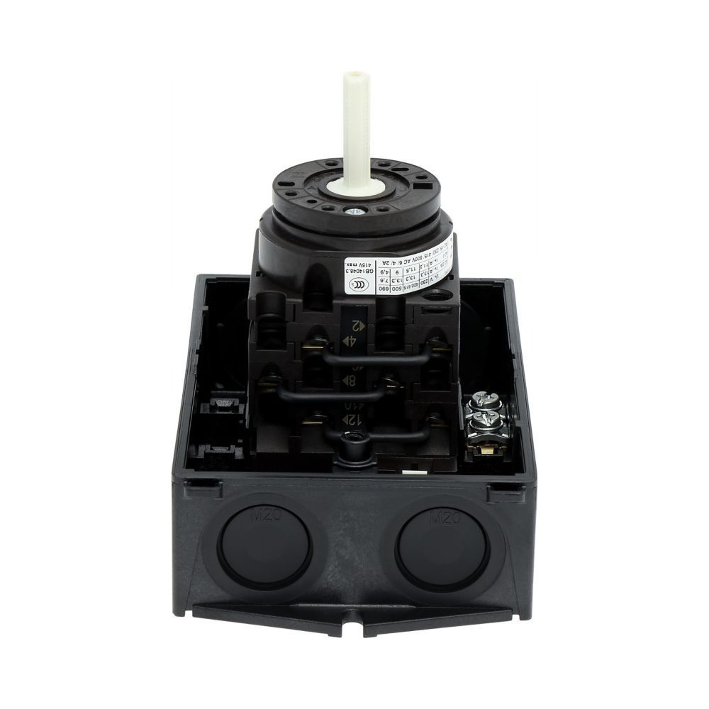 Eaton Umschalter T0 T0-3-8212/I1, 20A, 3 Kontakteinheiten, Kunststoff, Schwarz/Silber... EATON-207123 4015082071233 (Abb. 15)