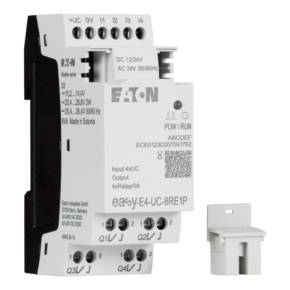 Eaton Ein-/Ausgangserweiterung easyE4 EASY-E4-UC-8RE1P, 90x36x58mm, Push-in Klemmen, Rela... EATON-197510 4015081940882 (Abb. 3)