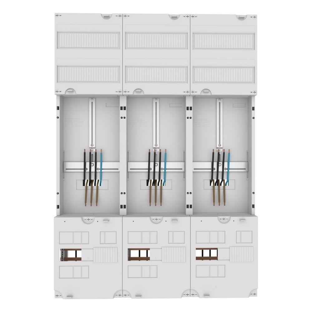 Eaton Zähler-Komplettschrank ZSD ZSD-Z37A1333, 1050x750x110mm, Weiß... EATON-260412 4015082604127 (Abb. 6)