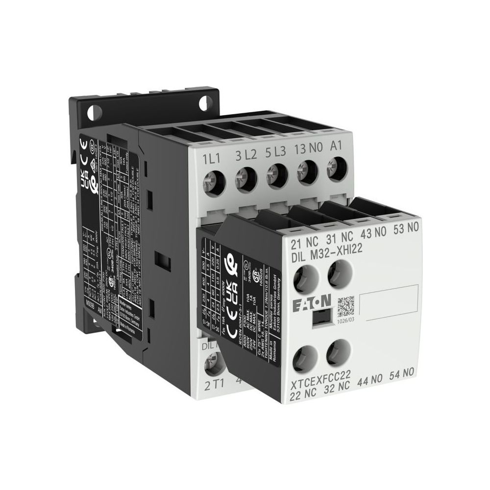 Eaton Leistungsschütz DILM9-32, 4kW, 3S 2Ö, 230V 50Hz, 240V 60Hz, Schraubklemmen, 45x68x1... EATON-276795 4015082767952 (Abb. 6)